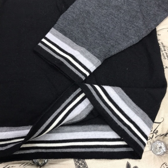 Good Man Brand Colorblock Raglan Merino Wool Sweater - Picture 4 of 6